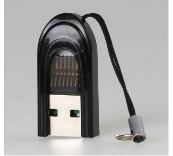 Картридер Smartbuy 710, USB 2.0 - MicroSD, черный (SBR-710-K)#38703
