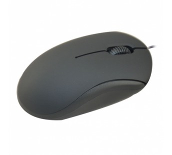 Мышь оптическая RITMIX ROM-111 черная, USB. Разрешение: 800 dpi. Кнопок: 2 + колес кнопка.#53662