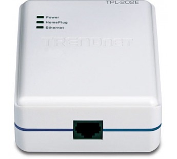 Коммутатор TRENDnet TPL-202E 85Mбит/с Powerline Fast Ethernet мост#26711