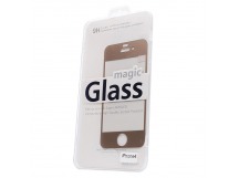 Защитное стекло цветное Glass Colorful для Apple iPhone 4 (gold)