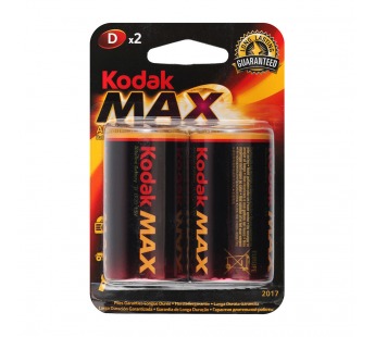 Элемент питания KODAK MAX LR20 BL2 (KD-2) (20/100/4000)#115022