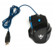 Мышь оптическая Nakatomi MOG-21U Gaming mouse  игровая USB, черная#89573