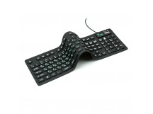 Клавиатура Dialog KFX-05U Flex, USB, черная, гибкая