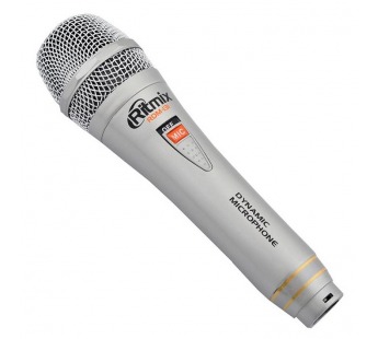 Микрофон RITMIX RDM-131, для вокала, серебро, шнур 3 м. (1/30)#134946