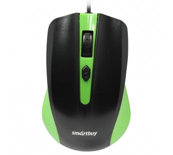Мышь оптическая Smart Buy ONE 352, зеленая/черная#161033