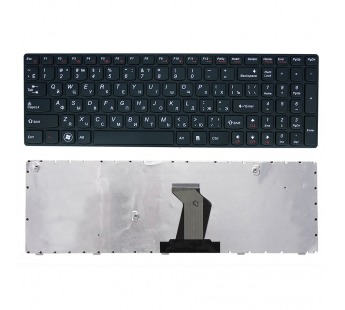 Клавиатура для ноутбука Lenovo IdeaPad V570, B570, G570 черная/с рамкой (23B93-RU)#161301