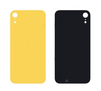 Задняя крышка iPhone Xr (стекло) Желтый#184424