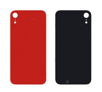 Задняя крышка iPhone Xr (стекло) Красный#184426