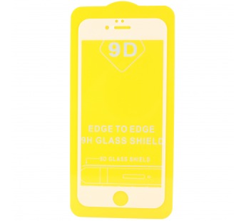 Защитное стекло 9D Apple iPhone 6 (белый) тех.упаковка#193270