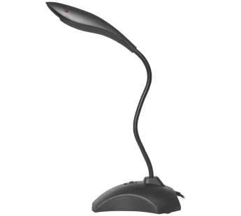 Микрофон DEFENDER MIC-115 черный, на гибкой ножке, настольный, 1,7 м. Выключатель микрофона. (1/50)#200306