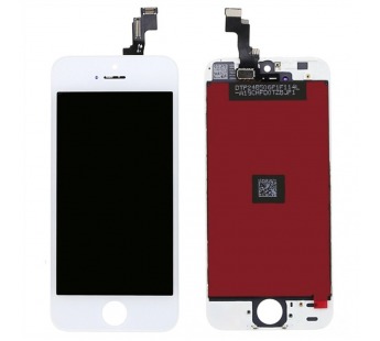 Дисплей для iPhone 5S/SE + тачскрин белый с рамкой AAA#1856731
