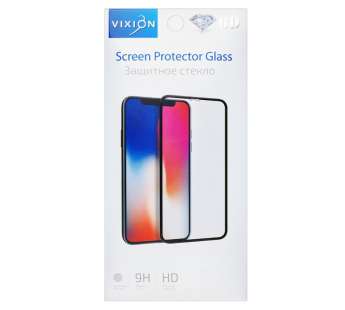 Защитное стекло 6D для Huawei Honor 8A/Y6 2019 (черный) (VIXION)#419343