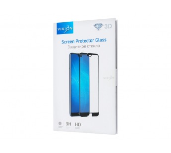 Защитное стекло Full Glue для Samsung G970F Galaxy S10e (S10 lite) (черный) (VIXION)#408395