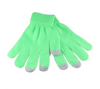 Перчатки для сенсорных экранов - (green)#384907
