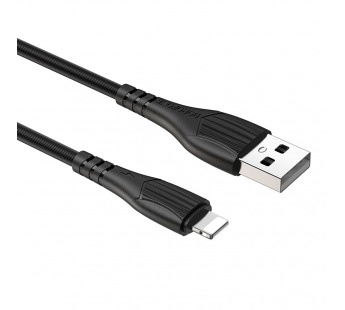 Кабель USB - Apple lightning Borofone BX37 Wieldy (black)#1831390