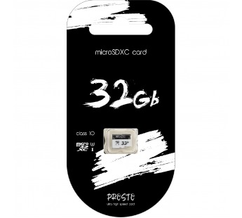 Карта памяти Prosto MicroSDXC  32GB UHS-I (U3), шт#1788447