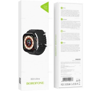 Смарт-часы Borofone BD3 Ultra черные#1919950