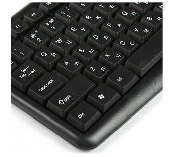 Комплект USB CANYON CNE-CSET1 клавиатура 107 клавиш + мышь 1000 dpi длина 1.8м черный [03.08], шт#1904819
