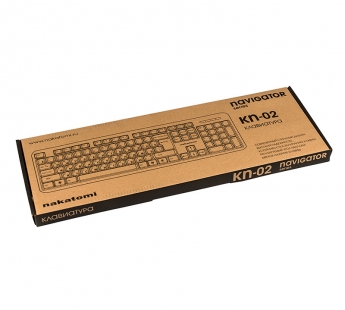 Nakatomi Navigator - клавиатура, USB, черная с красными игровыми клавишами#1913453