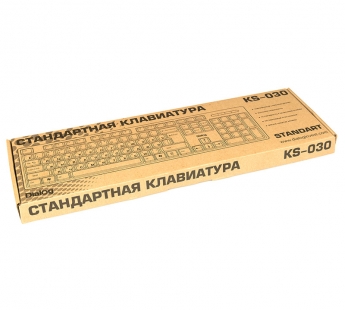 Dialog - клавиатура, USB, черная c красными игровыми клавишами#1914396