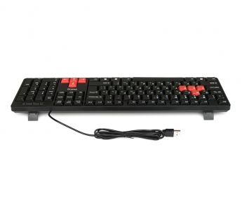 Dialog - клавиатура, USB, черная c красными игровыми клавишами#1914399