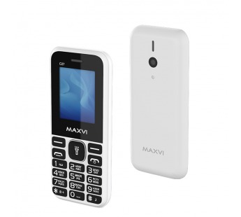 Мобильный телефон Maxvi C27 White (1,77"/0,3МП/600mAh)#1926414