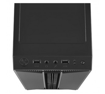 Корпус mATX Б_БП Ginzzu B350 (USB, Audio,RGB Led, черный) [02.11], шт#1942710