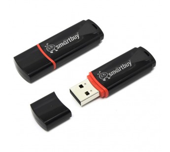 Флеш-накопитель USB 16Gb Smart Buy Crown (black)#699664