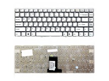 Клавиатура для ноутбука Sony Vaio VPC-EA белая без рамки (148792471) 