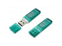 Флеш-накопитель USB 8Gb Smart Buy Glossy series green