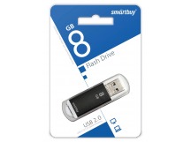 Флеш-накопитель USB 8Gb Smart Buy V-Cut (black)
