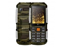 Мобильный телефон BQM-2430 Tank Power Камуфляж+Серебро