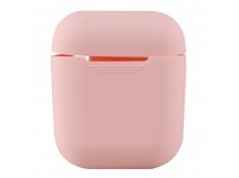 Чехол - силиконовый, тонкий для кейса Apple AirPods/AirPods 2 (pink)