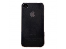 Чехол-накладка - Ultra Slim для Apple iPhone 4 (прозрачный)