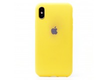 Чехол-накладка - SC176 для Apple iPhone X/XS (yellow)