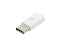 Адаптер VIXION (AD44) micro USB - Type-C (белый)