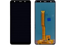 Дисплей для Samsung A750 Galaxy A7 (2018) + тачскрин (черный) ОРИГ100%