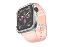 Ремешок-чехол Hoco WB09 для Apple Watch Series1/2/3/4/5 38/40мм силиконовый, розовый