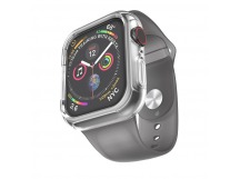 Ремешок-чехол Hoco WB09 для Apple Watch Series1/2/3/4/5 38/40мм силиконовый, серый