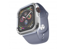 Ремешок-чехол Hoco WB09 для Apple Watch Series1/2/3/4/5 42/44мм силиконовый, голубой