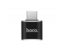 Адаптер Hoco UA5, (Type-C-USB) черный