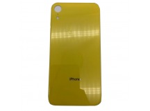 Задняя крышка iPhone XR (c увел. вырезом) Желтая