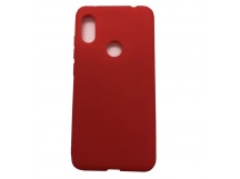 Чехол Xiaomi Redmi Note 6 Pro (2018) Силикон Матовый Красный