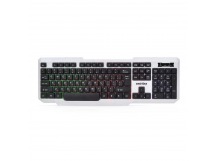 Клавиатура Smart Buy SBK-333U-WK ONE мембранная игровая с подсветкой USB (white/black) (91299)