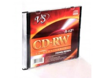 Диск CD-RW VS  4-12-x Slim/5