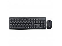 Клавиатура + мышь Оклик 225M клав:черный мышь:черный USB беспроводная Multimedia 1454537, шт