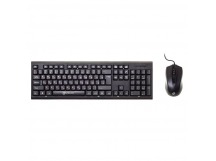 Клавиатура + мышь Оклик 620M клав:черный мышь:черный USB 475652, шт