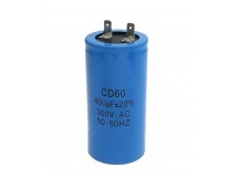 Конденсатор CD60 400mkF-300V ±5% 50Hz, 50x100мм, две клеммы 5,0мм (SAIFU)