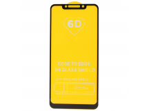                             Защитное стекло 6D с полным клеем Xiaomi Redmi Note 6 Pro (черный)*