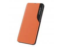                                 Чехол-книжка Xiaomi Redmi Note 9 Smart View Flip Case под кожу оранжевый*